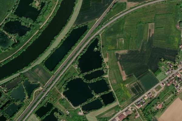 Immagine satellitare dei dintorni di See Koenigsmacker