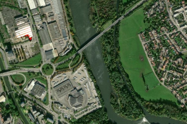 Immagine satellitare dei dintorni di La Meurthe (Nancy)