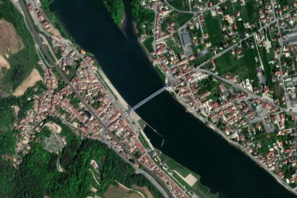 Immagine satellitare dei dintorni di Le Rhône (Sablons)