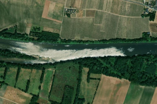 Immagine satellitare dei dintorni di la Vienne (Anche)