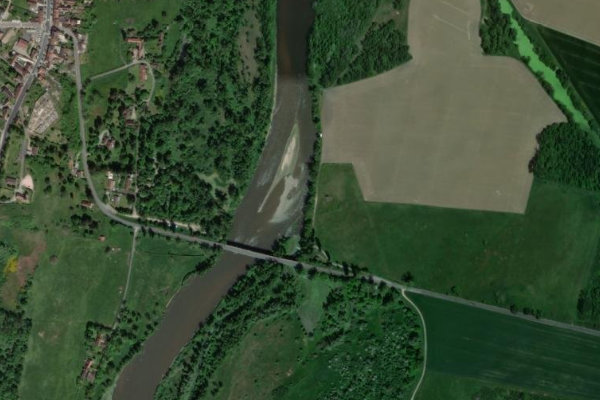Immagine satellitare dei dintorni di l'Allier (Chatel-De-Neuvre)