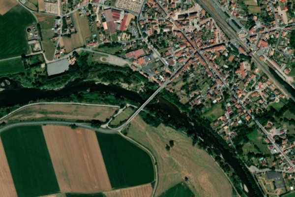 Immagine satellitare dei dintorni di la Loire (Balbigny)