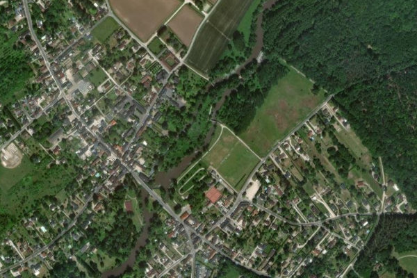 Immagine satellitare dei dintorni di le Beuvron (Cellettes)
