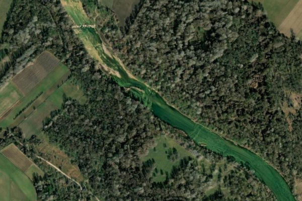 Immagine satellitare dei dintorni di Le Gard (Dions)
