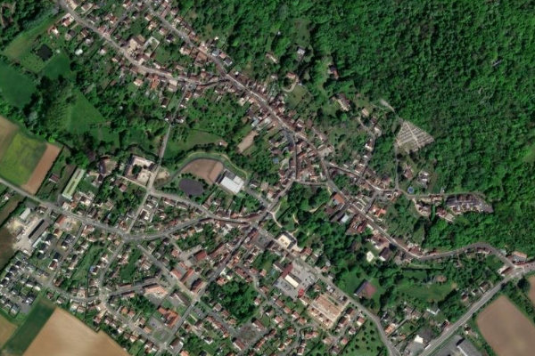 Immagine satellitare dei dintorni di L'Aronde (Clairoix)