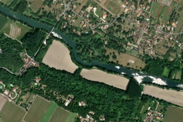 Immagine satellitare dei dintorni di La Charente (Saint-Brice)