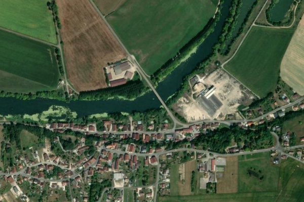 Immagine satellitare dei dintorni di La Saône (Apremont)