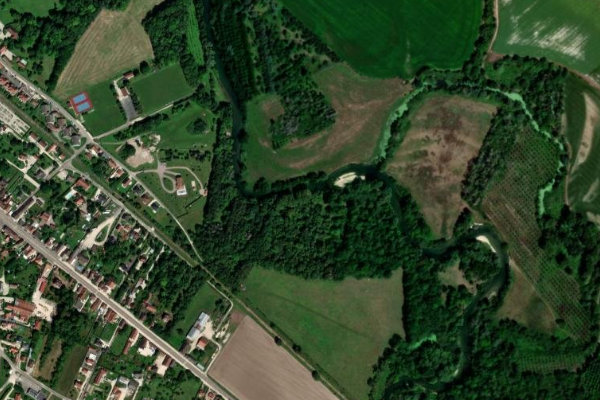 Immagine satellitare dei dintorni di La Seine (Clerey)