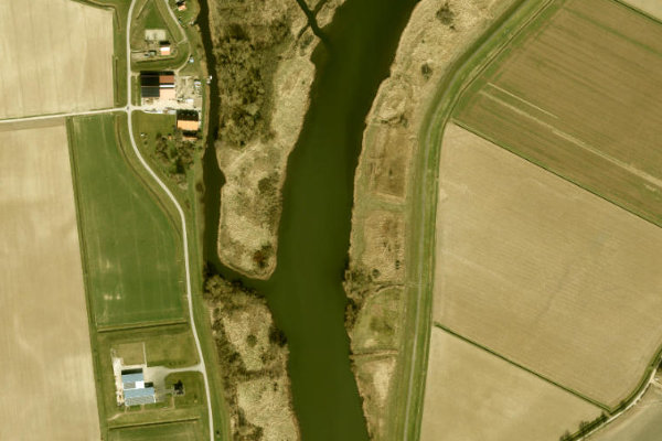 Immagine satellitare dei dintorni di Steurgat (Biesbosch)