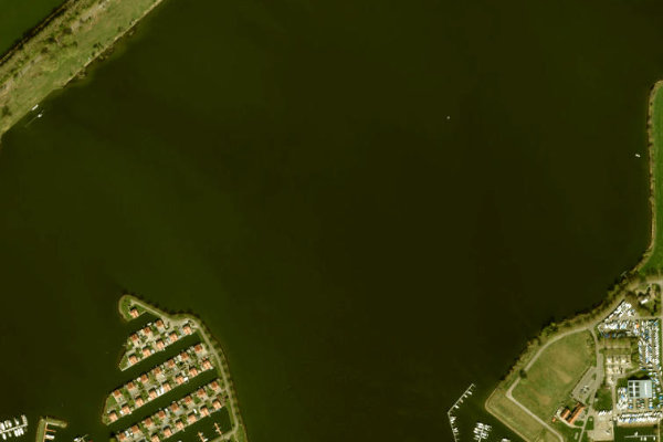 Immagine satellitare dei dintorni di Plas Hatenboer