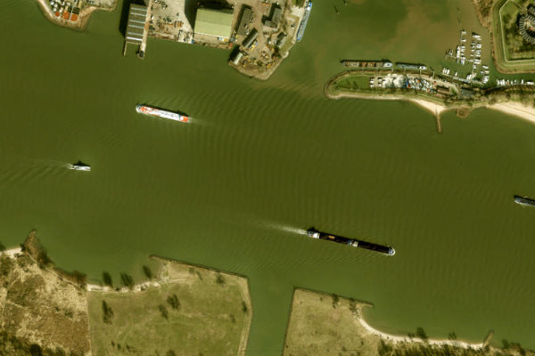 Immagine satellitare dei dintorni di Waal (Gorinchem)