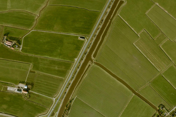 Immagine satellitare dei dintorni di Workumertrekvaart