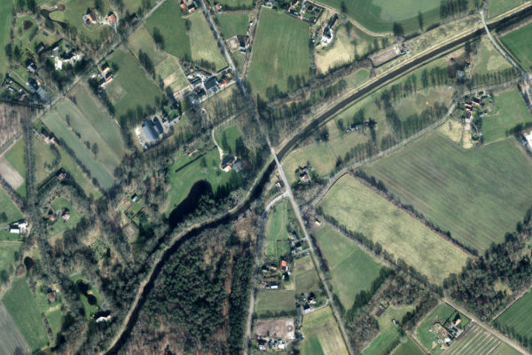 Immagine satellitare dei dintorni di Buurserbeek (Haaksbergen)