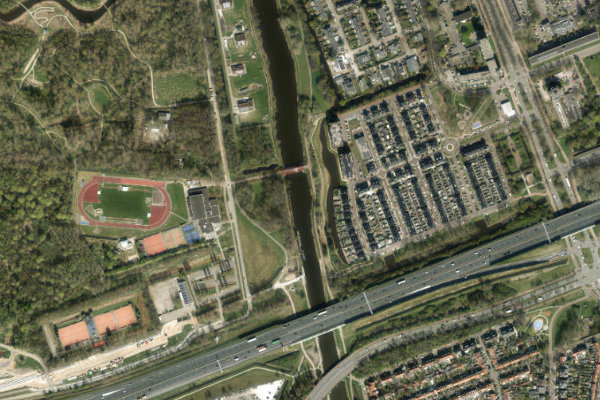 Immagine satellitare dei dintorni di Vlaardingervaart