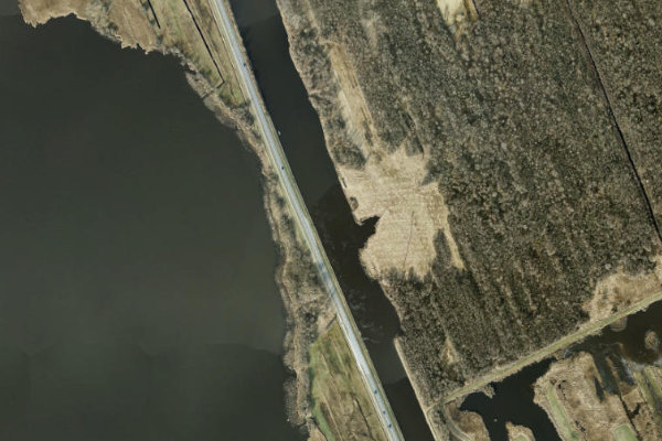 Immagine satellitare dei dintorni di Beukersgracht