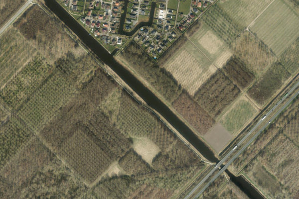 Immagine satellitare dei dintorni di Horstertocht (Zeewolde)