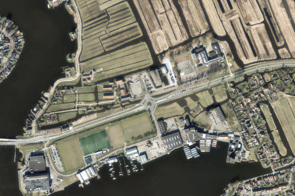 Immagine satellitare dei dintorni di Braak (Zaandijk)