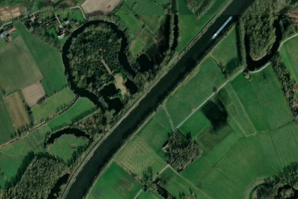 Immagine satellitare dei dintorni di Bovenschelde (Schelderode)
