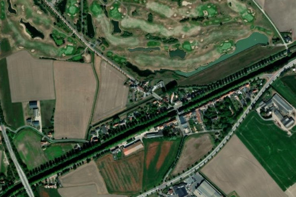 Immagine satellitare dei dintorni di Langgeleed (Wulpen)