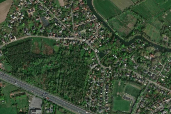 Immagine satellitare dei dintorni di Leie (Afsnee)