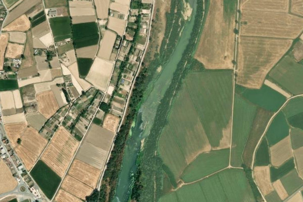 Immagine satellitare dei dintorni di Ebro en Buñuel
