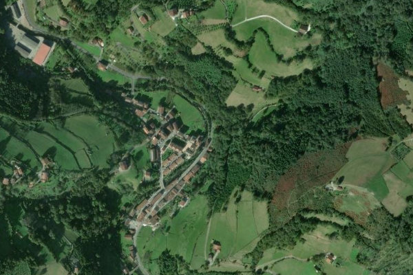 Immagine satellitare dei dintorni di Río Araxes