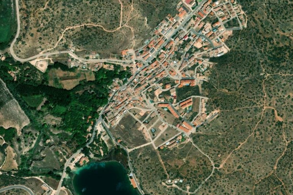 Immagine satellitare dei dintorni di Laguna del Rey (Ruidera)