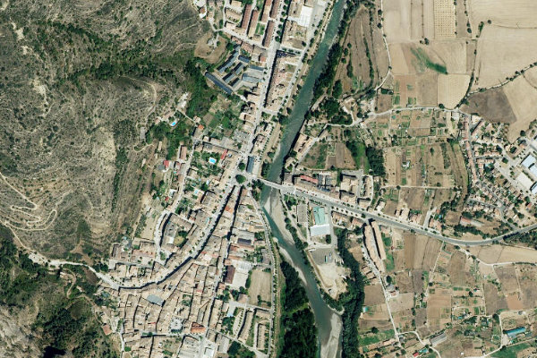 Immagine satellitare dei dintorni di Graus