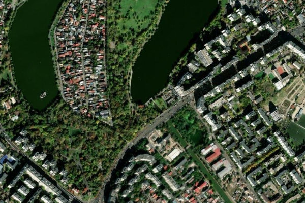 Immagine satellitare dei dintorni di Lake Plumbuita (Sector 2)