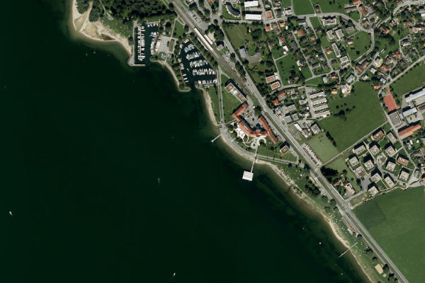 Immagine satellitare dei dintorni di Bodensee (Lochau)