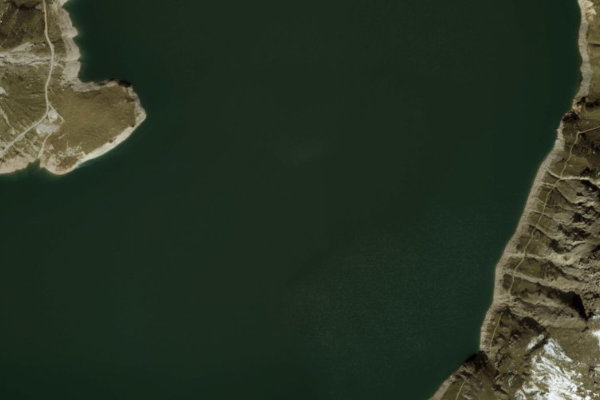 Immagine satellitare dei dintorni di Lünersee