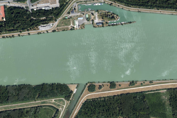 Immagine satellitare dei dintorni di Donau (Krems)