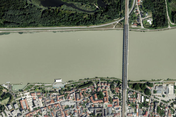 Immagine satellitare dei dintorni di Donau (Tulln)