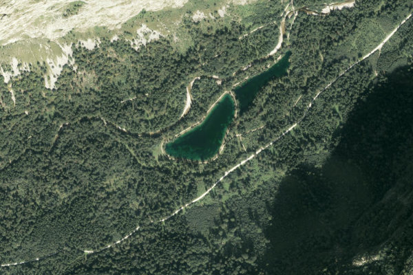 Immagine satellitare dei dintorni di Bluntauseen