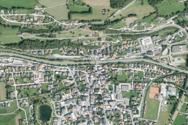 Immagine satellitare dei dintorni di Salzach (Mittersill)