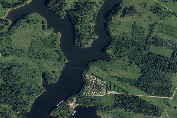 Immagine satellitare dei dintorni di Stausee Ottenstein