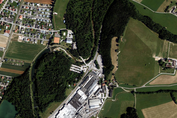Immagine satellitare dei dintorni di Pielachtal (N2000 – Weinburg)