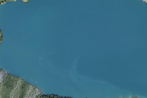 Immagine satellitare dei dintorni di Oeschinensee