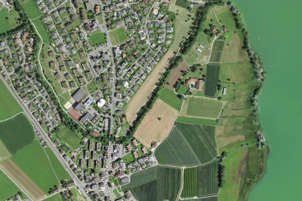 Immagine satellitare dei dintorni di Luzern (LU) (Oberkirch)