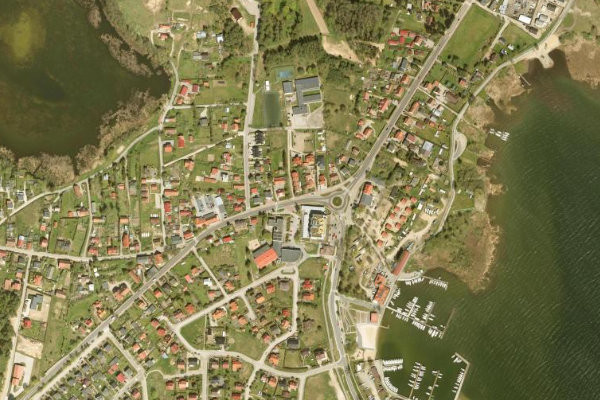 Immagine satellitare dei dintorni di Niegocin – Wilkasy
