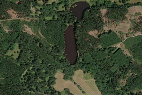 Immagine satellitare dei dintorni di Dolni Hranični Rybnik