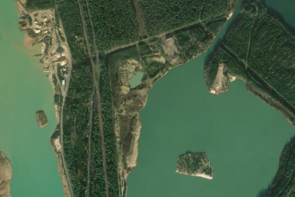 Immagine satellitare dei dintorni di Cep (Suchdol nad Lužnicí)