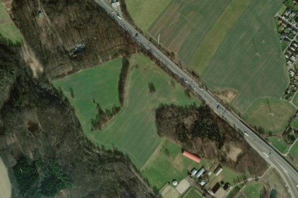 Immagine satellitare dei dintorni di Repiste (Sviadnov)