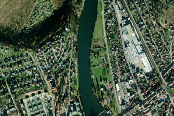 Immagine satellitare dei dintorni di Litavka (Beroun)