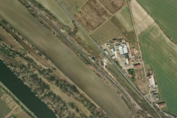Immagine satellitare dei dintorni di Liběchov