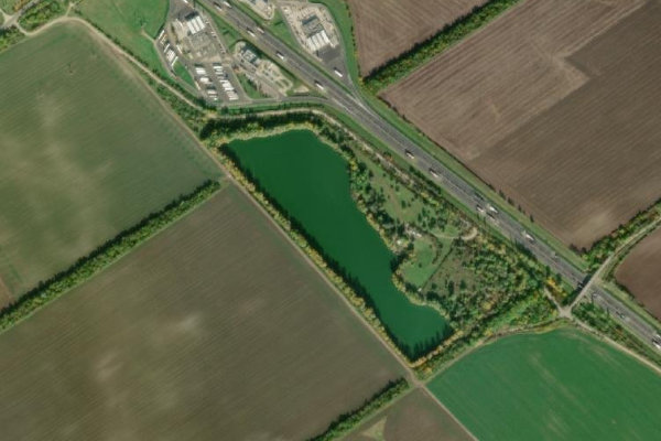 Immagine satellitare dei dintorni di Bucht M1