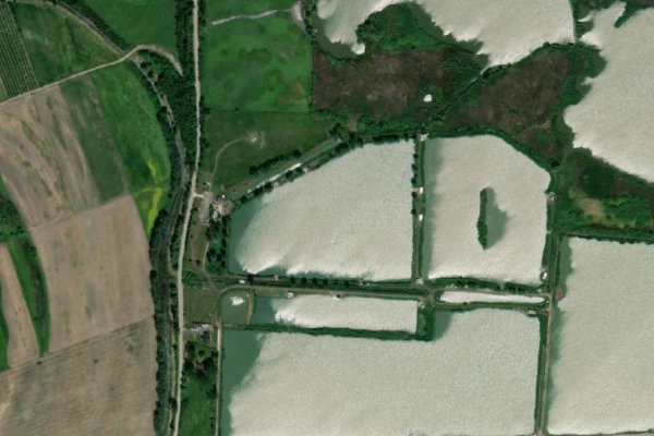 Immagine satellitare dei dintorni di Kovàcs-tò