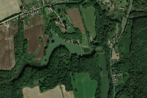 Immagine satellitare dei dintorni di Kiskorpádi Szigetes-tó