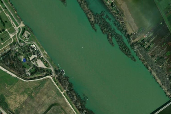 Immagine satellitare dei dintorni di Kamičak (Šabac)