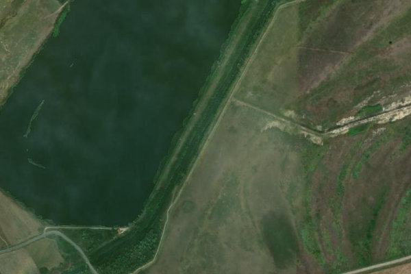 Immagine satellitare dei dintorni di Zlatica river (Padej)